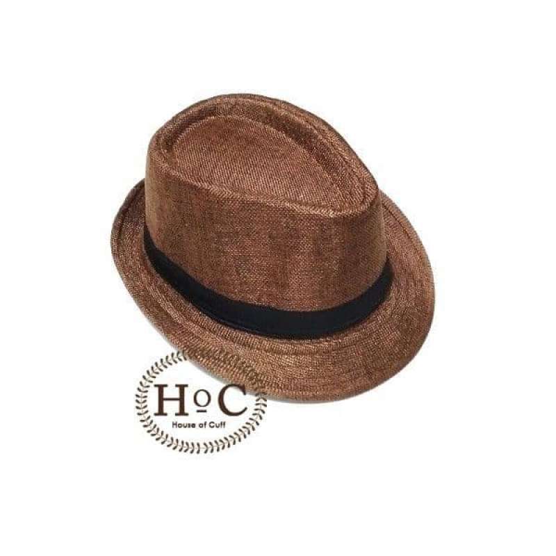 Promo Houseofcuff Topi Fedora Hat DARK 
