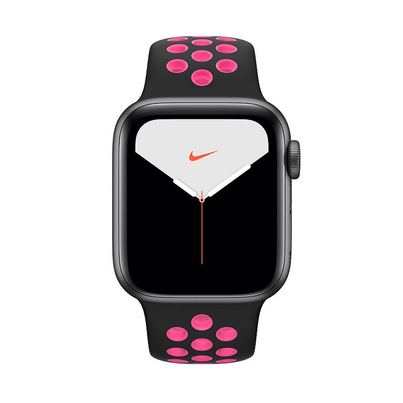 Jual Apple Watch Series 5 40mm Nike Space Gray Aluminum Case Smartwatch With Nike Sport Band Gps Online November 2020 Blibli Com