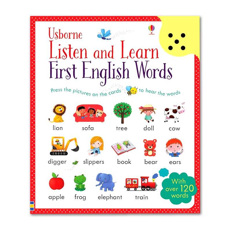 Jual Usborne Listen And Learn First English Words With Over 120 Words Press The Pictures On The Cards To Hear The Words Online Juli 2020 Blibli Com