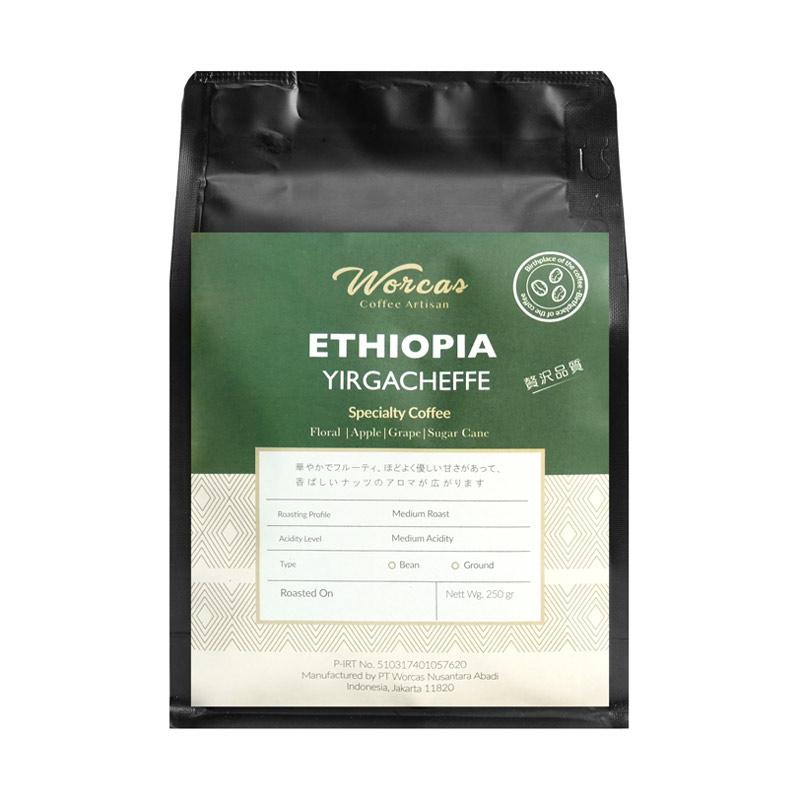 Jual Worcas Arabica Ethiopia Yirgacheffe Medium Roast Biji Kopi [250 G] Di Seller Worcas Coffee - Kalideres, Kota Jakarta Barat | Blibli