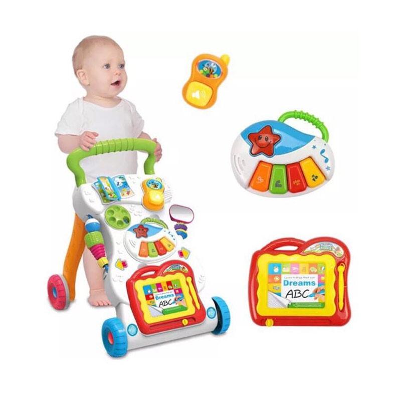 Jual Mainan Anak Dorong Belajar Jalan Push Walker Baby Walker Musical Alat Bantu Jalan Bayi With Pemberat Botol Online Oktober 2020 Blibli Com