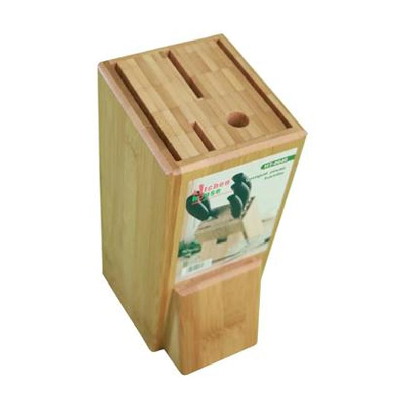 cyprus ht 0640 tempat pisau bambu 5 lubang