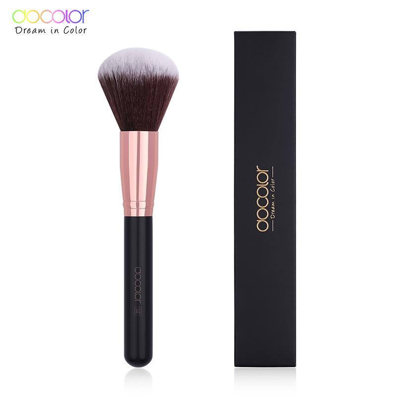 Jual Docolor 1pc Big Makeup Brush Foundation Powder Brush Face Blusher Bronzer Highlight Brush Type D Online November 2020 Blibli
