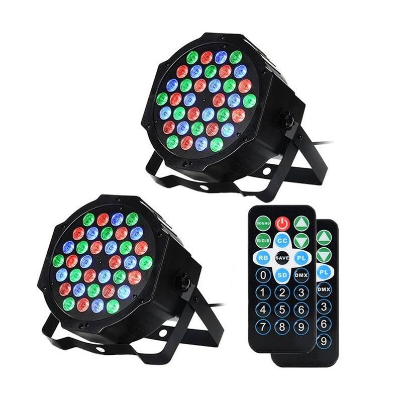 Jual Bluelans Remote Sound Control Full Color Led Par Lamp Cast