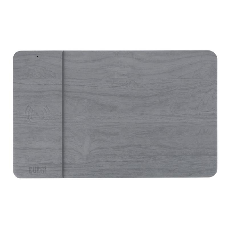 Jual Bubm Smartpad Mousepad Wood Material With Wireless Charging Grey Murah Maret 2020 Blibli Com