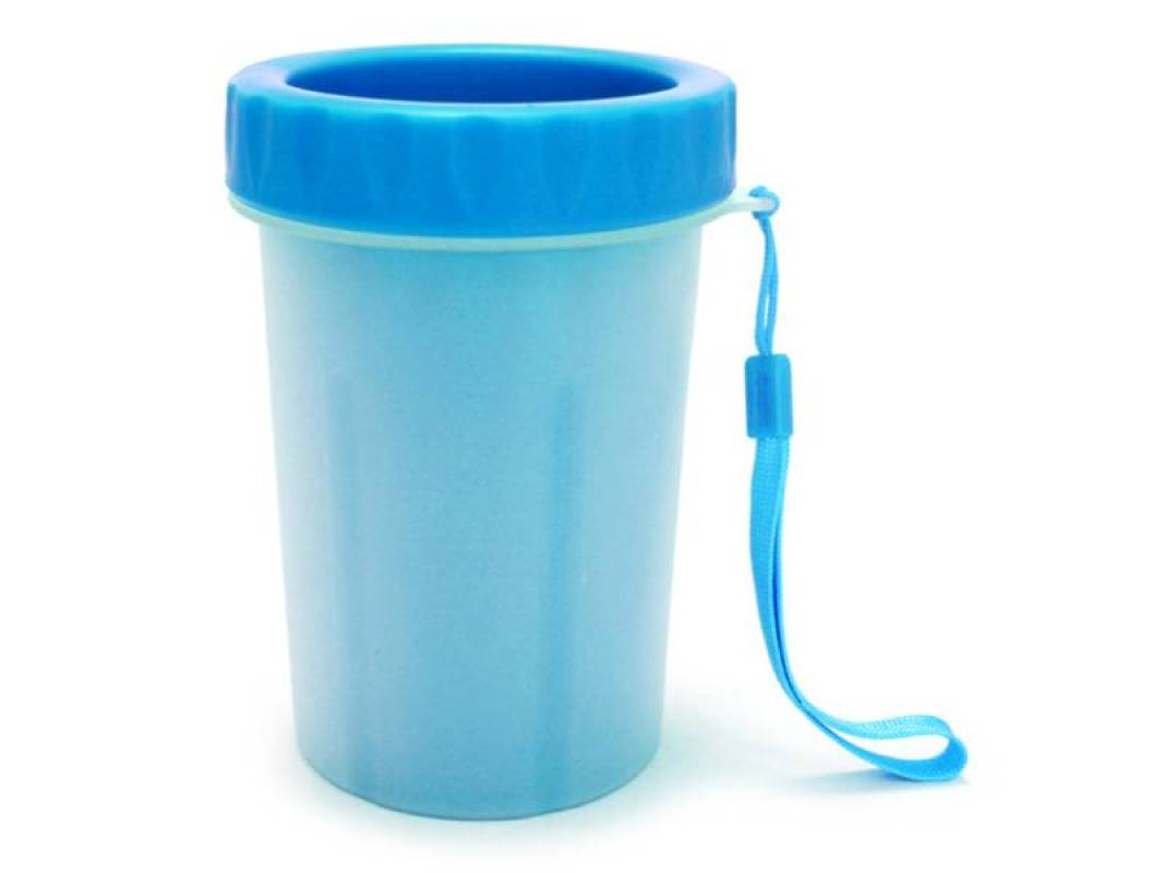 Green, Small VRAN Dog Paw Cleaner Portable Pet Paw Washing Cup Dog Foot Cleaning Brush Cup Pet Paw Washer with Soft Silicone Bristles for Removing Dirt and Mud