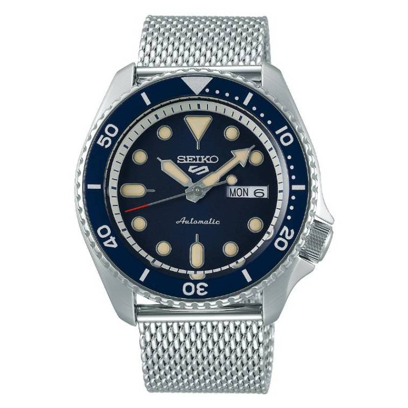 Promo Seiko 5 Sport Sense Style Automatic Jam Tangan Pria Mesh Bracelet  [SRPD67K1, SRPD69K1, SRPD71K1, SRPD73K1, SRPD75K1] - Navy Blue di Seller  Sinar99 - Kota Jakarta Pusat, DKI Jakarta | Blibli