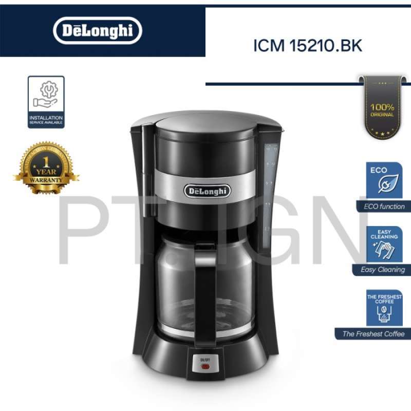 Jual Delonghi Icm15210.bk Drip Coffee Maker Mesin Penyeduh Kopi Icm 15210 B Di Seller Poppyy Shop Wanajaya Kab. Bekasi Blibli