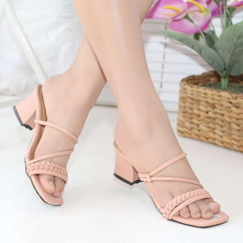 Jual Gratis Ongkir Sandal Wanita Heels 5 Cm Murah Dewasa High