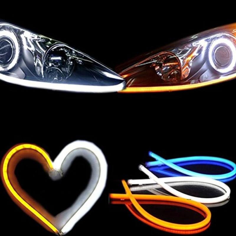best seller alis neon drl flexible lampu led universal 60 cm
