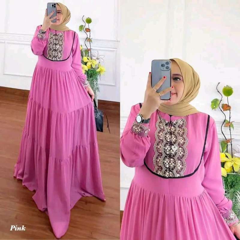 Long Dress Kiara - XL Purple di Seller 