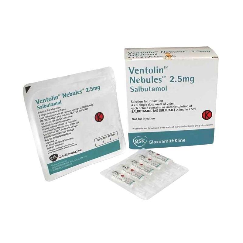 Jual Ventolin Nebu Obat Resep Dokter 1 Vial 2 5 Mg Online Agustus 2020 Blibli Com