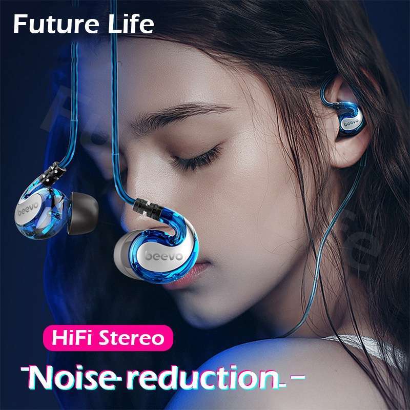 Jual Headset Bass Beevo 9D Stereo Professional Noise Reduction