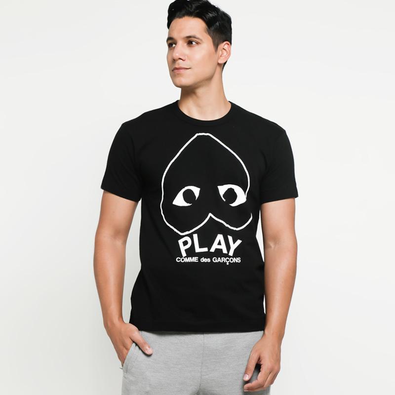 Jual Comme des Garcons 3D Play Black Tee T Shirt Pria Black M