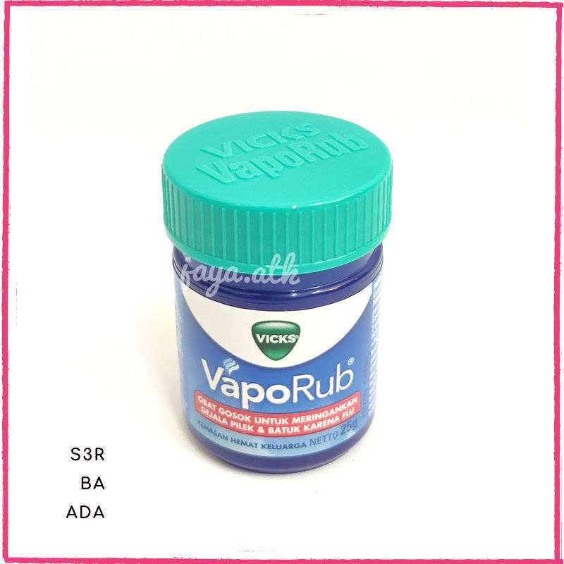 Jual Alat tulis BALSEM VICKS VAPORUB 25 GRAM OBAT GOSOK FLU ...