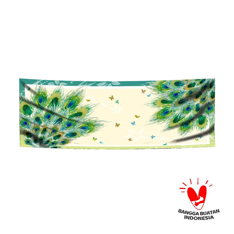 Jual Pradone Motif Merak Hijau Pashmina Pre Order Murah Januari