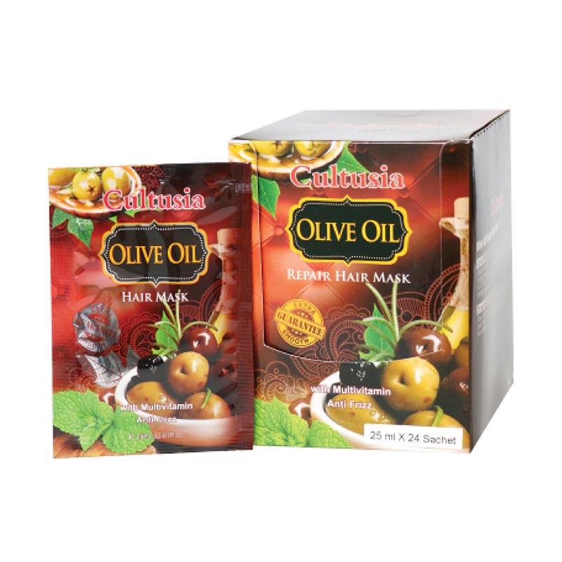 Jual Cultusia Olive Oil Hair Mask 25 Ml Sachet Online Maret 2021 Blibli Perawatan rambut dengan masker rambut tidak kalah penting dengan penggunaan sampo. cultusia olive oil hair mask 25 ml sachet