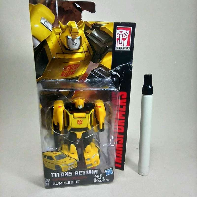 Jual mainan action figure transformers bumblebee combiner wars by