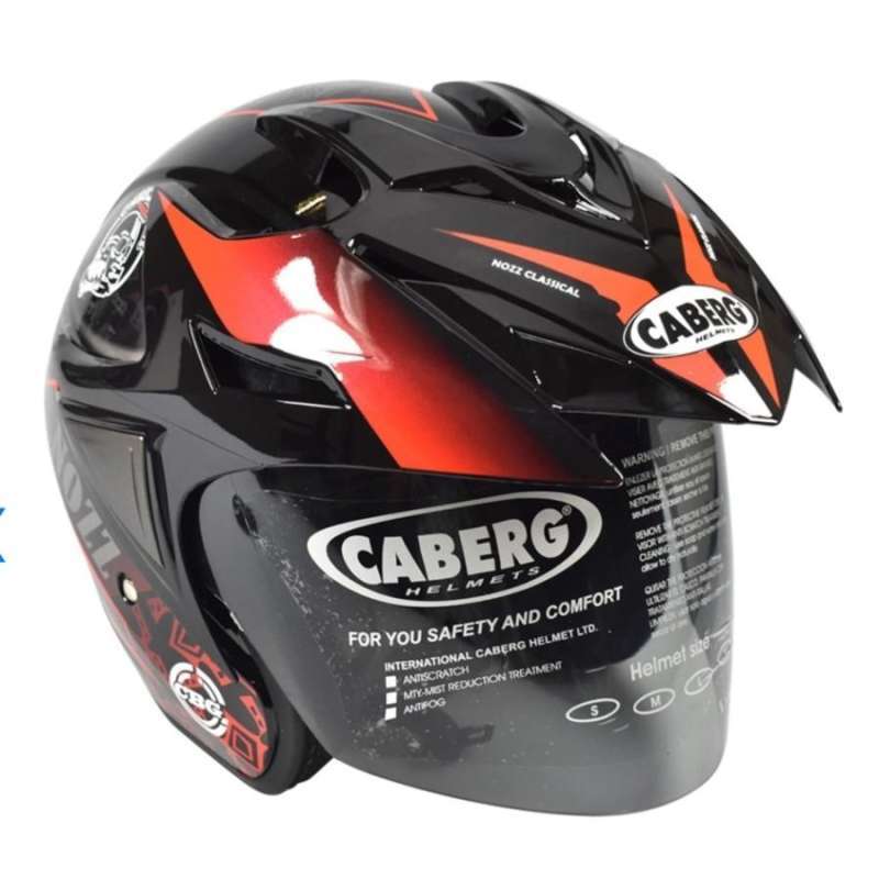 Helm caberg sale half face
