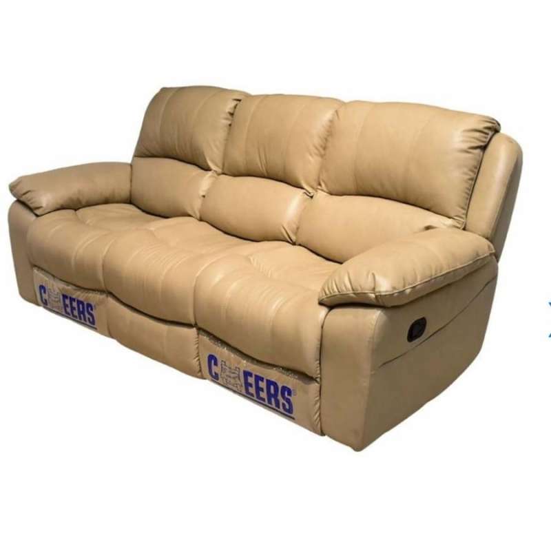 Jual Cheers Maurice Sofa Recliner Kulit 3 Dudukan Latte Di