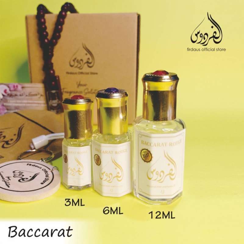Promo [beli Gratis 2] Parfum Baccarat Rouge Firdaus 12ml