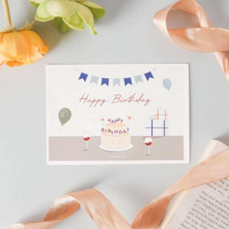 Happy Birthday Greeting Card Kartu Ucapan