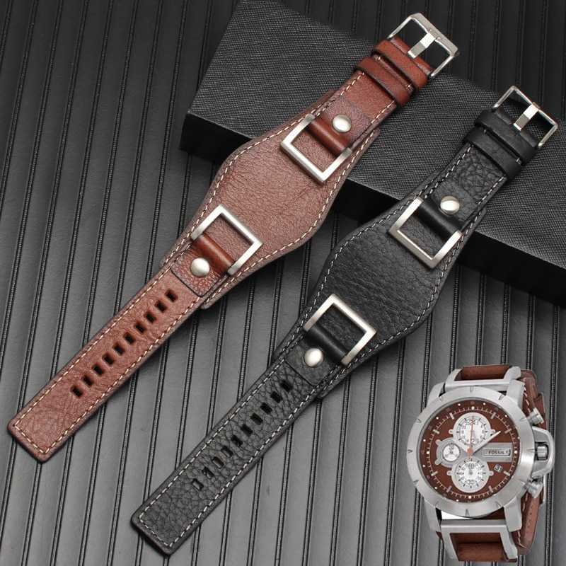 Jual Fossil 24 MM Tali Jam Tangan Fossil 24MM Strap Leather Fossil