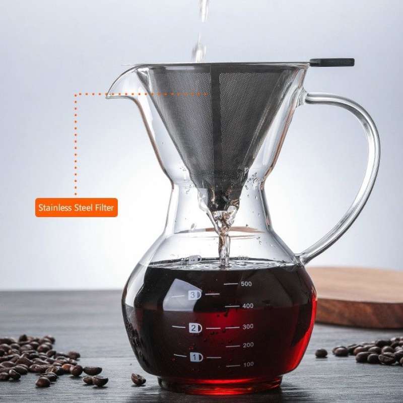 Promo Chemex + Filter Mesh Alat Kopi 