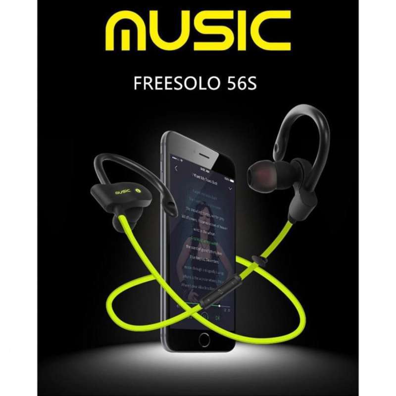 Jual Freesolo 56S Sport Wireless Bluetooth Earphone dengan Mic di