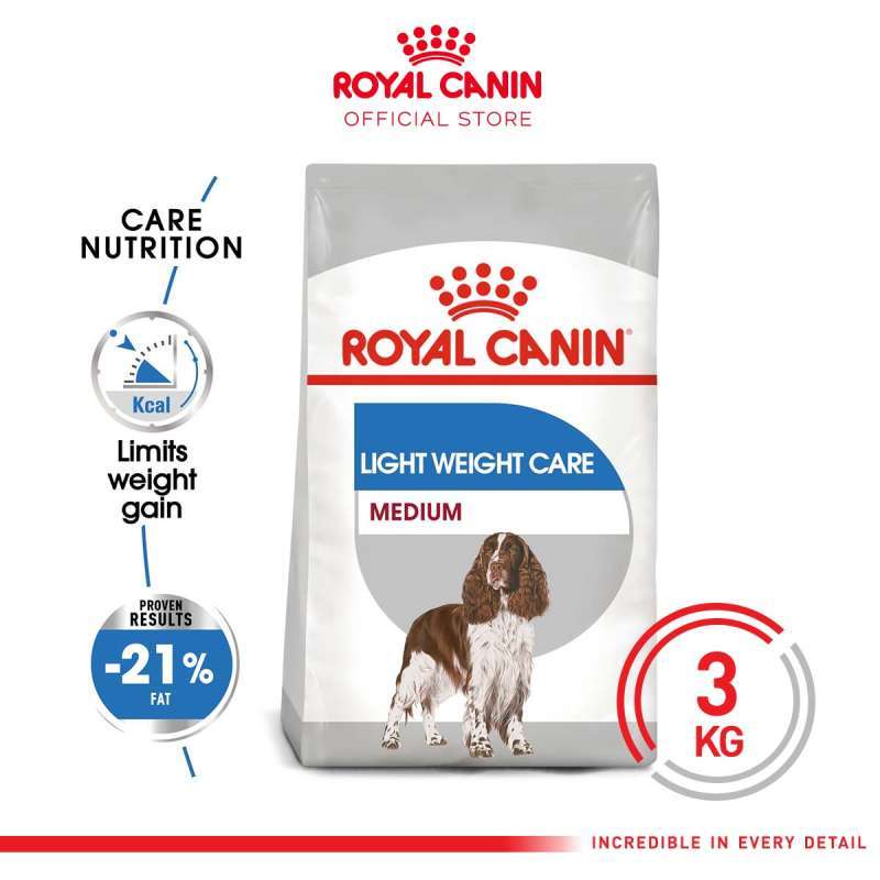 Promo Royal Canin Medium Light Weight Care 3kg Dry Makanan