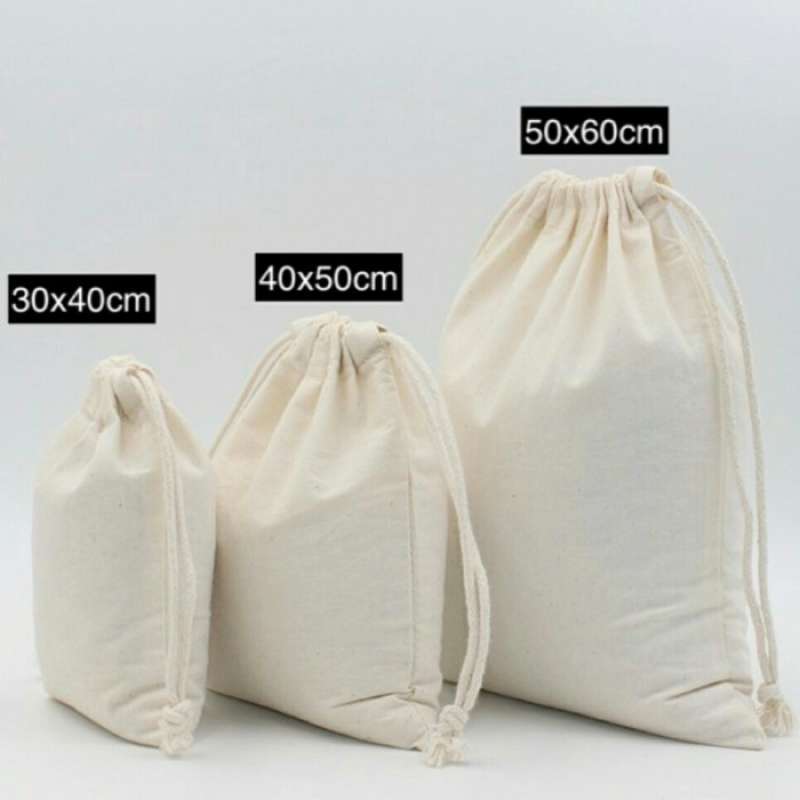 Promo Pouch Serut Blacu tas Serut Souvenir bag Laundry tas Kain Blacu 50x60 100 Original Diskon 33 Di Seller Purna jaya Cengkareng Timur Kota Jakarta Barat Blibli