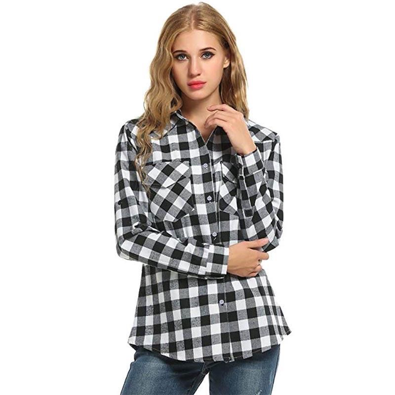 Fashion Deal Tartan Plaid Shirts Roll 