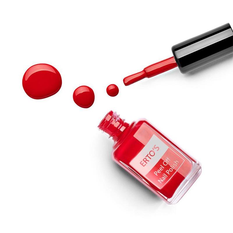 Jual Ertos Peel Off Nail Polish Glamour Red Online November 2020 Blibli