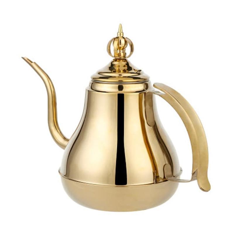 Jual H Ikea Stainless Steel Gooseneck Kettle Luxury European Practical Coffee Tea Pot For Home Gold 1 2 L Online September 2020 Blibli Com