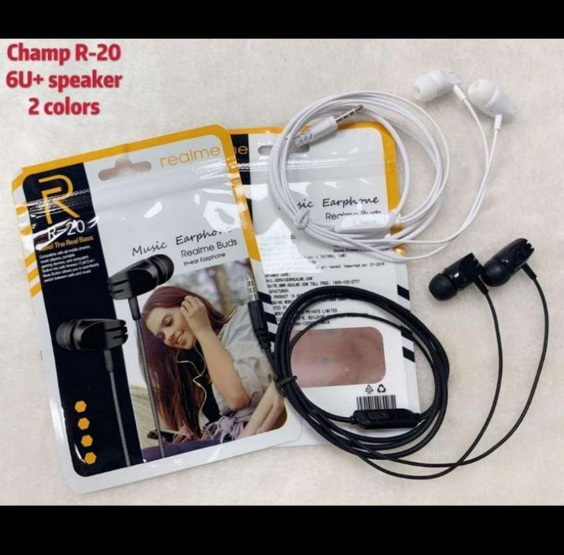 Jual Earphone Realme Buds R 20 Music Sound Edition di Seller