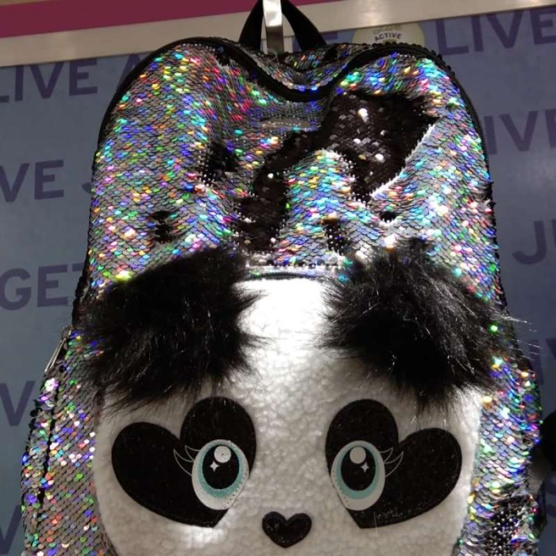 Justice discount panda backpack
