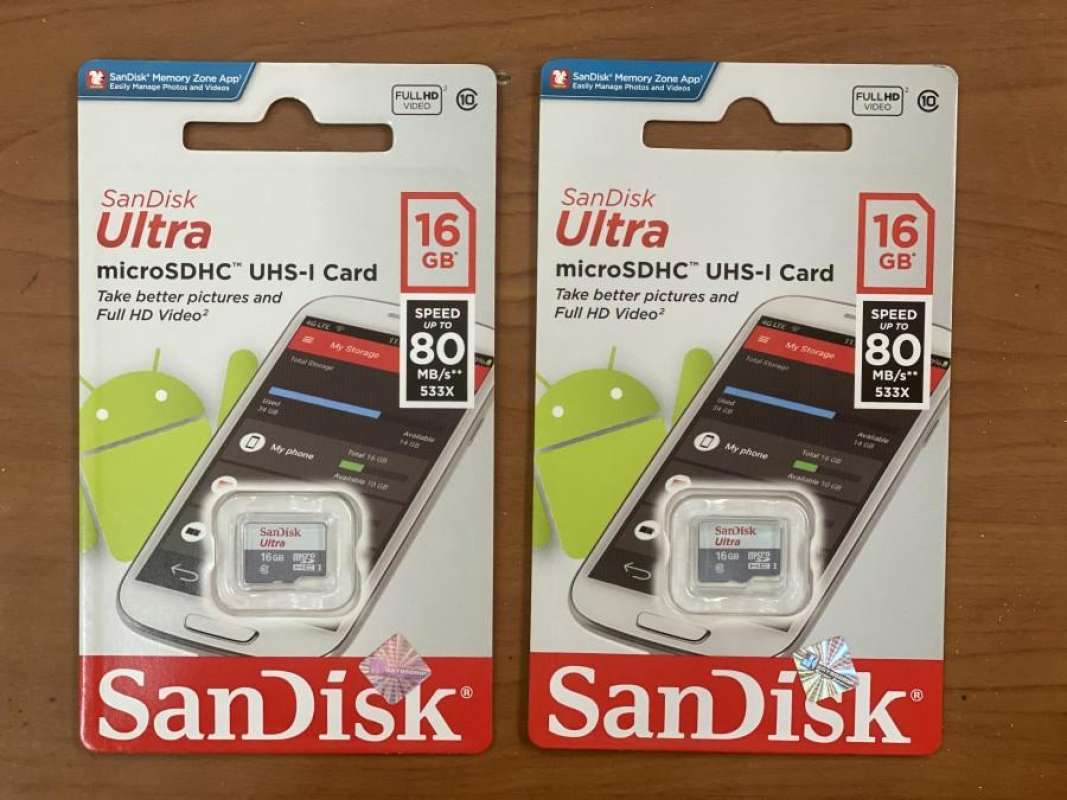 Jual MicroSD Sandisk Ultra 16GB Class 10 80MBPS Micro SD Card 16 GB SDHC di  Seller Mamre's Store - Kota Medan, Sumatera Utara | Blibli