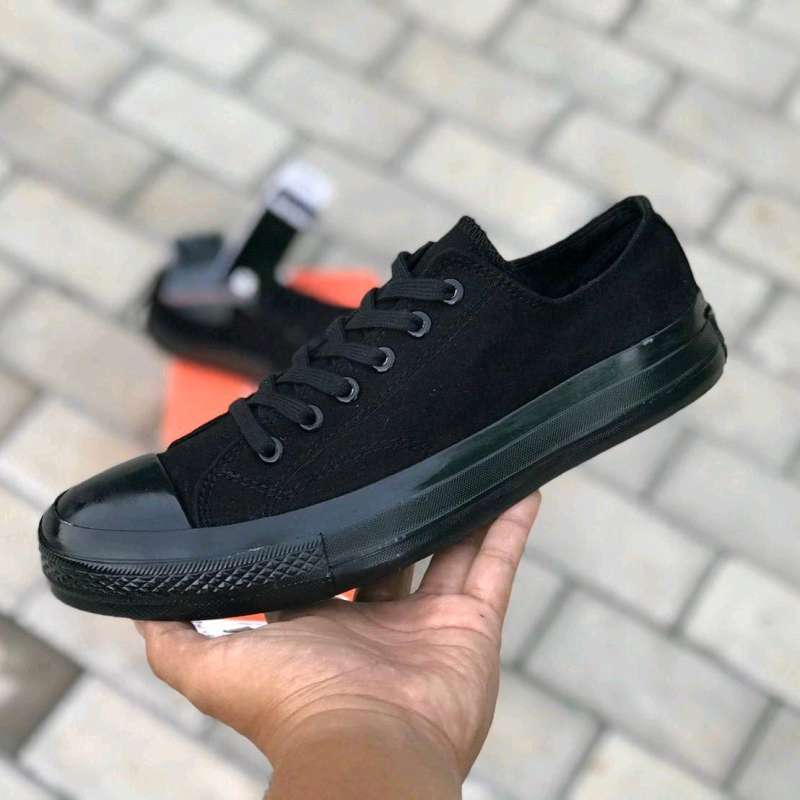 Jual Sepatu Converse premium 70s full black 39 di Seller TOKO