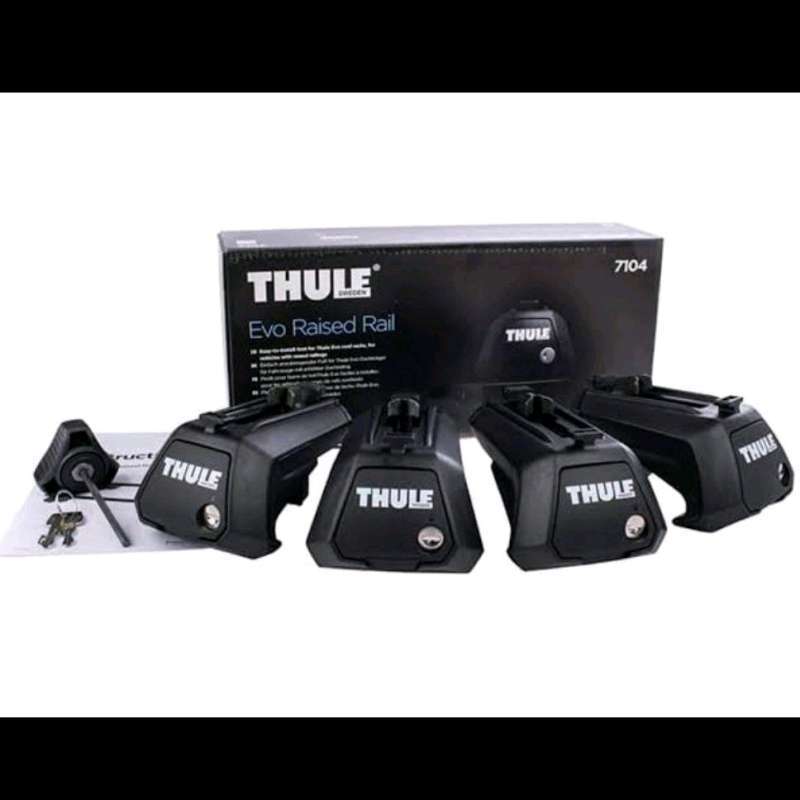 Thule Footpack EVO original sweden by request. Flush rail clamp edge raised rail