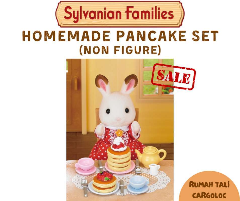 Sylvanian families shop homemade pancake set