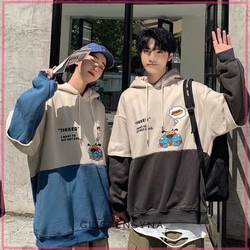 Hoodie oversize korea discount