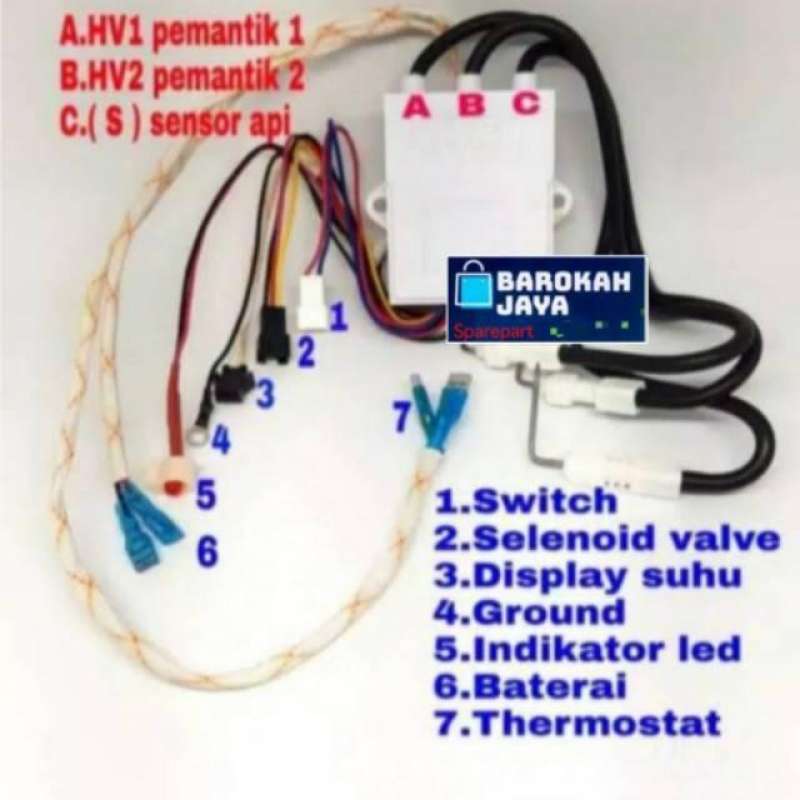 Jual Pemantik Water Heater Gas Pulse Ignitation Modul Pemantik
