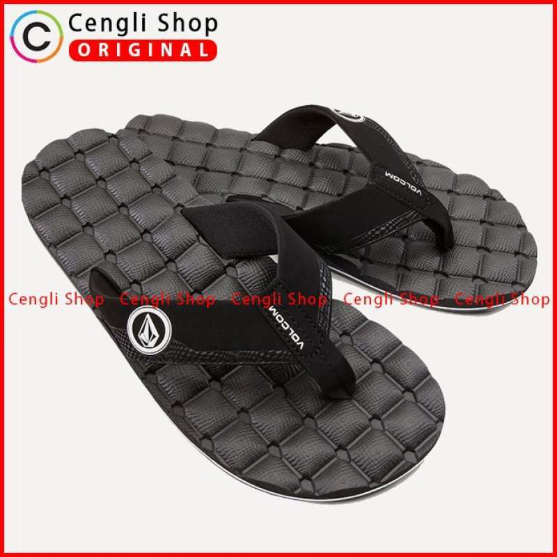 Jual SANDAL JEPIT PRIA VOLCOM ORIGINAL FLIP FLOP V07 di Seller