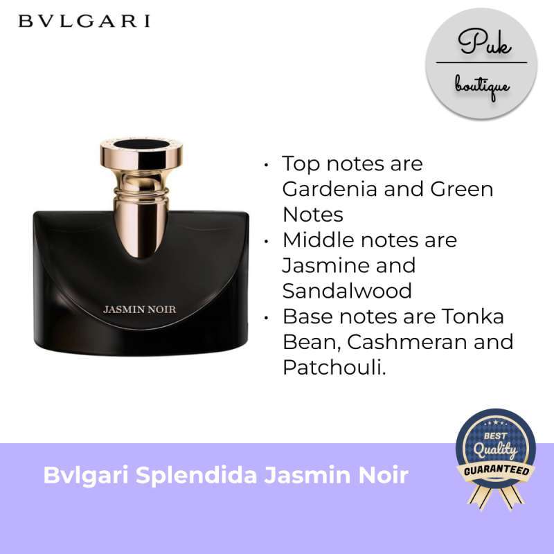 Bvlgari jasmin noir notes hotsell