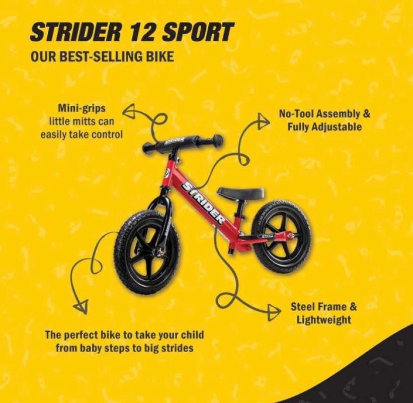 Harga balance bike strider discount