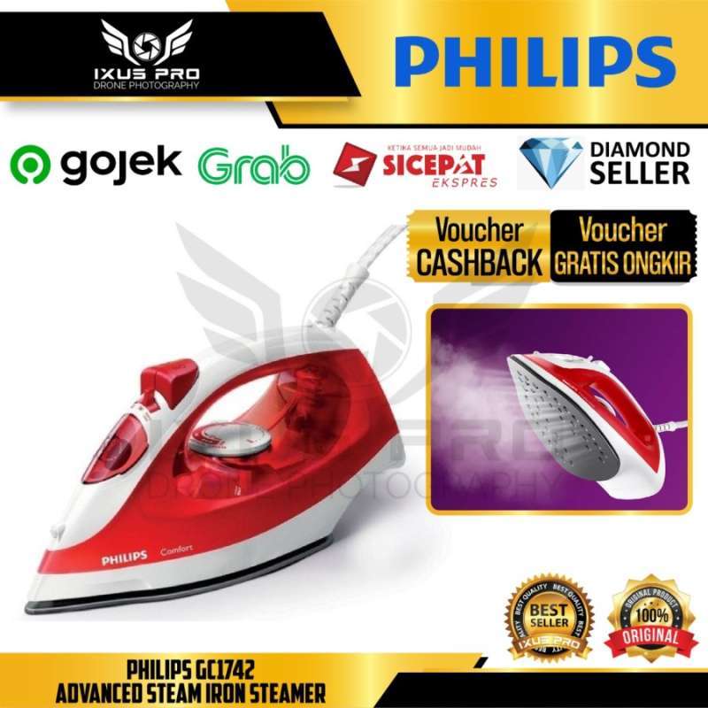 Jual Philips Gc1742 Advanced Steam Iron Steamer Philips Gc 1742 Di Seller Ixuspro Official Store Mangga Dua Selatan Kota Jakarta Pusat Blibli