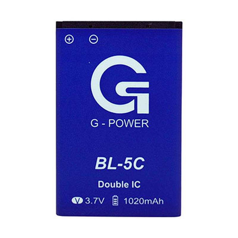 Jual G Power Bl 5c Double Ic Battery For Nokia 1200 1208 1209 1280 Online November 2020 Blibli Com