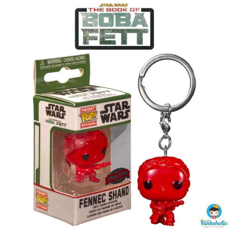 Funko Pocket POP! Keychain Star Wars The Book of Boba Fett Fennec Red