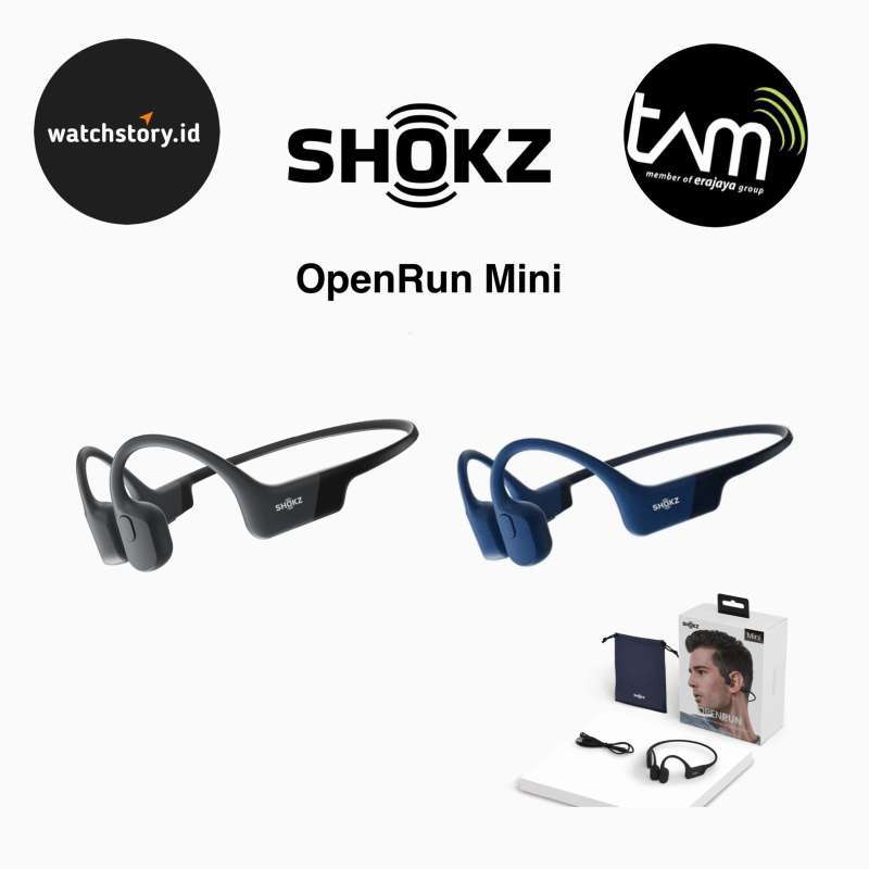 SHOKZ OpenRun Mini (AfterShokz Aeropex Mini) -Bone Conduction Open-Ear –