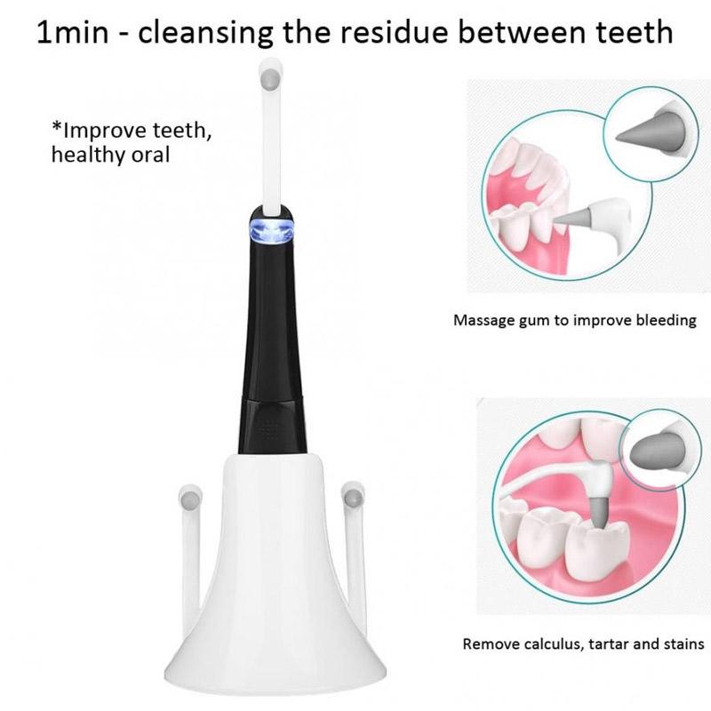 Jual Eds Teeth Whitening Kit Sonic Vibration Tooth Whitener With Led Light W 3 Grinding Heads Black Online September 2020 Blibli Com